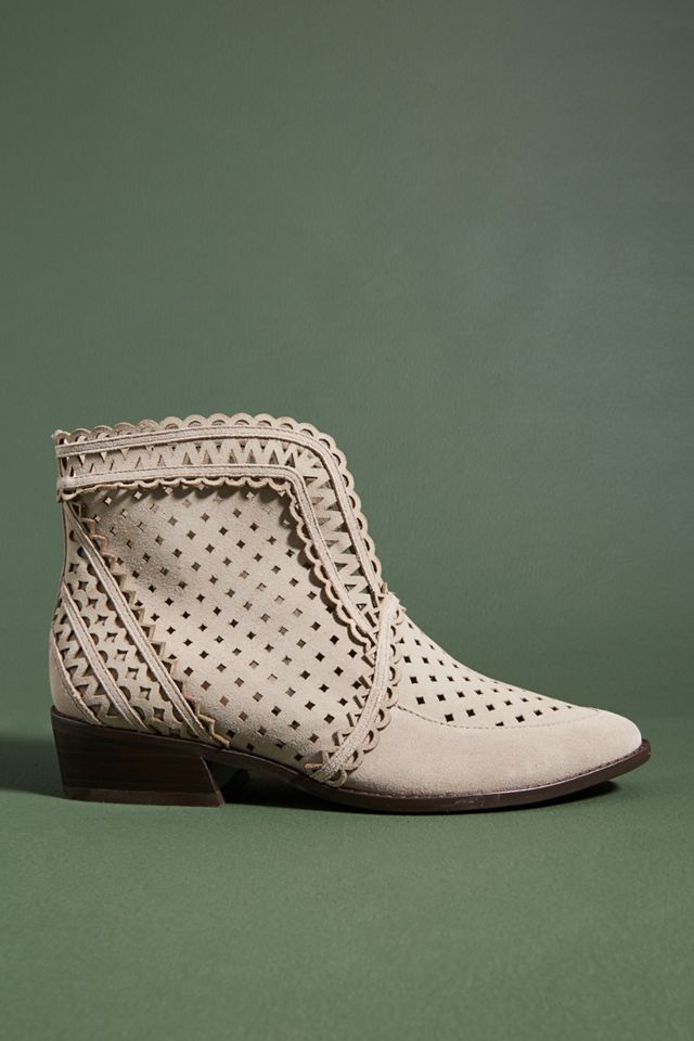 Cecelia New York Tate Perforated Booties Anthropologie