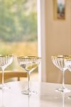 Thumbnail View 1: Waterfall Coupe Glasses, Set of 4