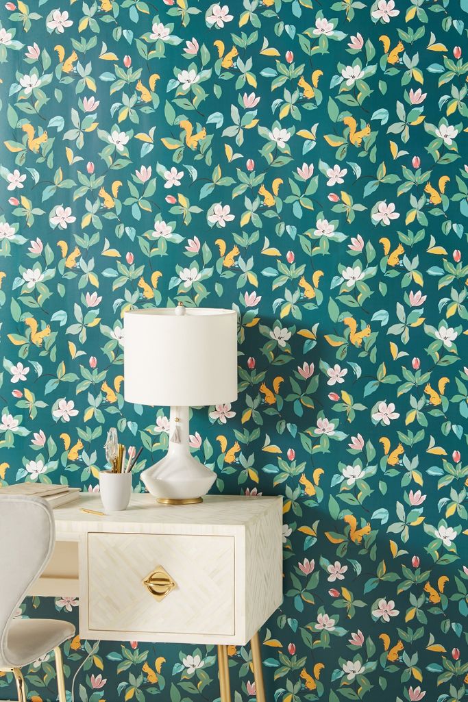 Paule Marrot Squirrel Wallpaper | Anthropologie