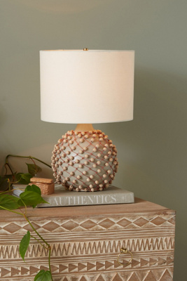 beaded table lamp