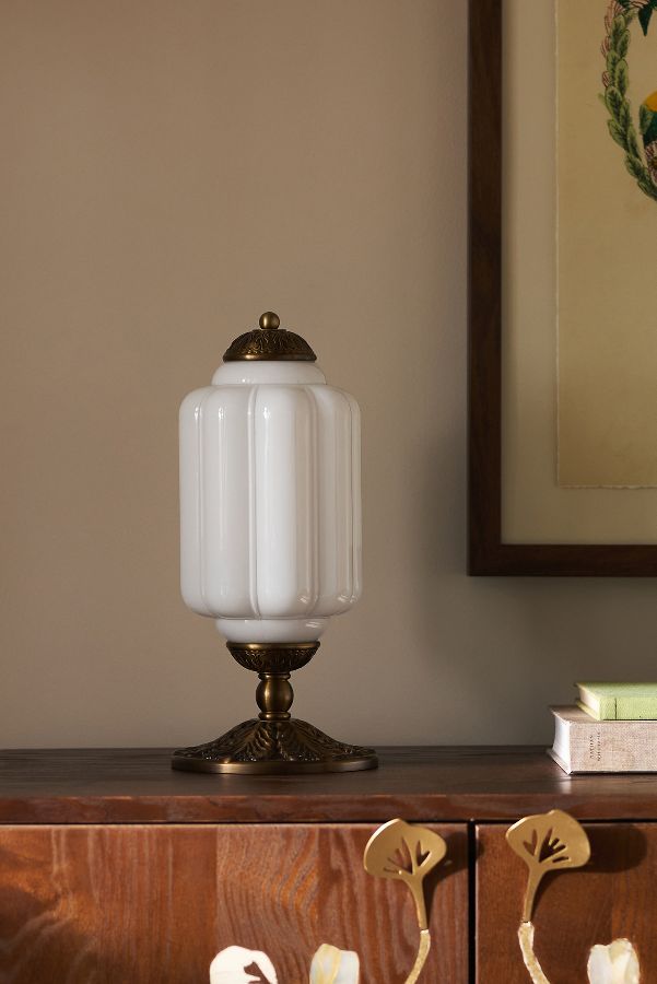 Slide View: 1: Eloise Glass Table Lamp