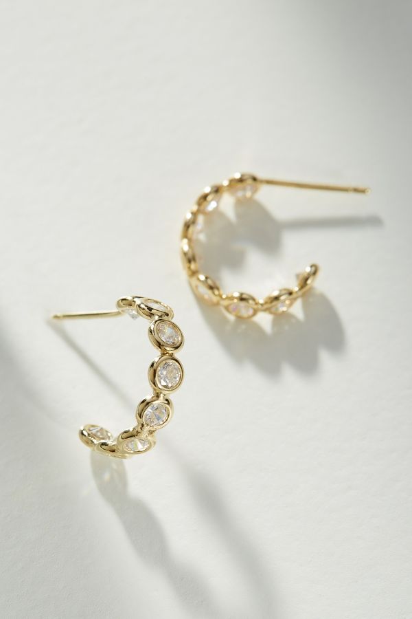 Minuette Huggie Hoop Earrings | Anthropologie