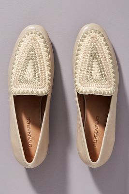 Bernardo Jace Embroidered Loafers 