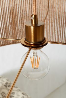 jute floor lamp