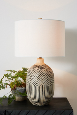 anthropologie table lamp