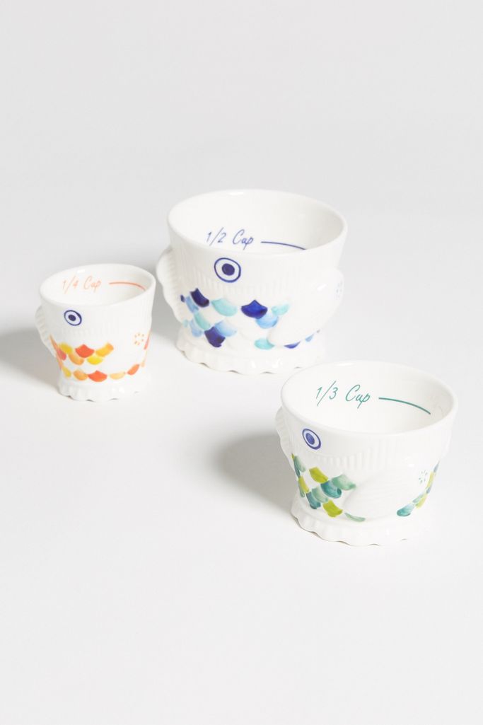 Fish Measuring Cups, Set of 3 Anthropologie