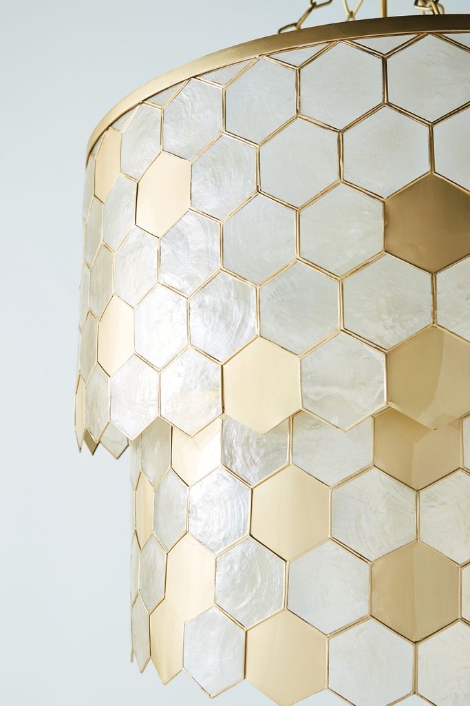 Honeycomb Chandelier Anthropologie