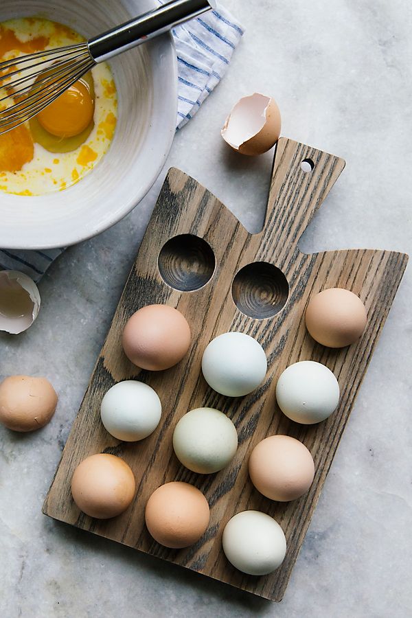 Slide View: 2: Farmhouse Pottery Araucana Egg Board