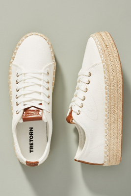 tretorn eve canvas espadrille platform sneakers
