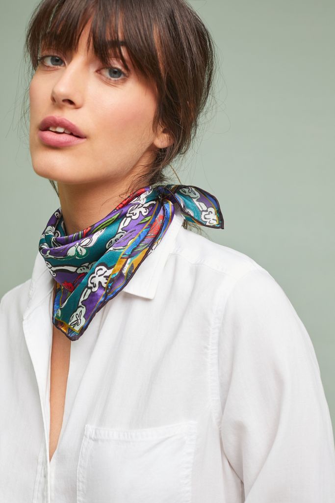 In the Valley Silk Scarf | Anthropologie