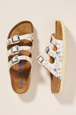 floral birkenstocks