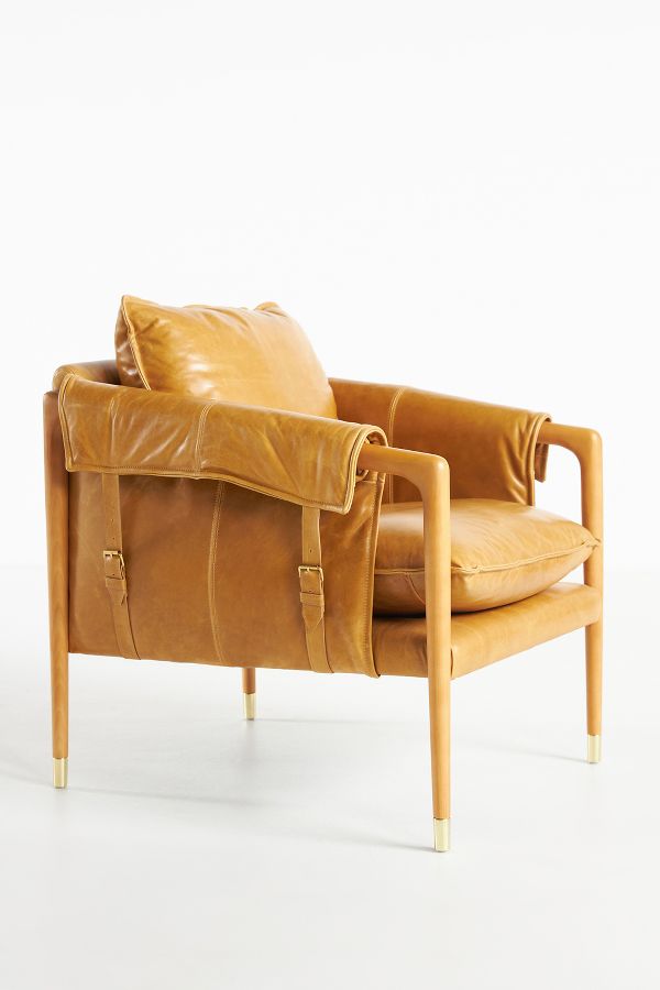 Slide View: 2: Havana Leather Chair