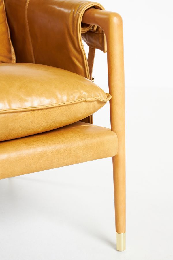 Slide View: 5: Havana Leather Chair