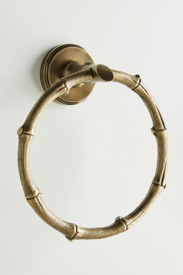 Slide View: 3: Bamboo Towel Ring