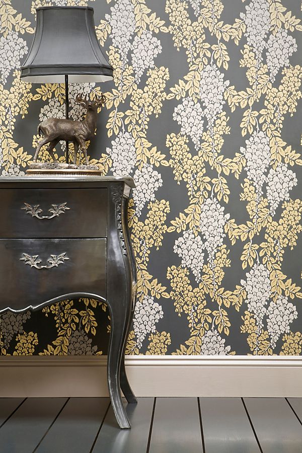Slide View: 1: Farrow & Ball Wisteria Wallpaper