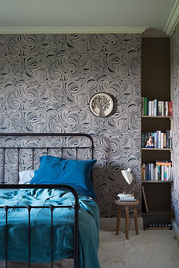 Slide View: 1: Farrow & Ball Tourbillon Wallpaper