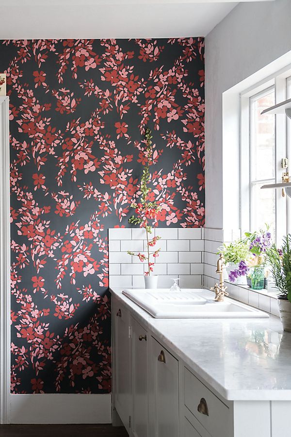 Slide View: 1: Farrow & Ball Hegemone Wallpaper
