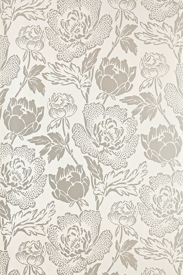 Slide View: 1: Farrow & Ball Peony Wallpaper
