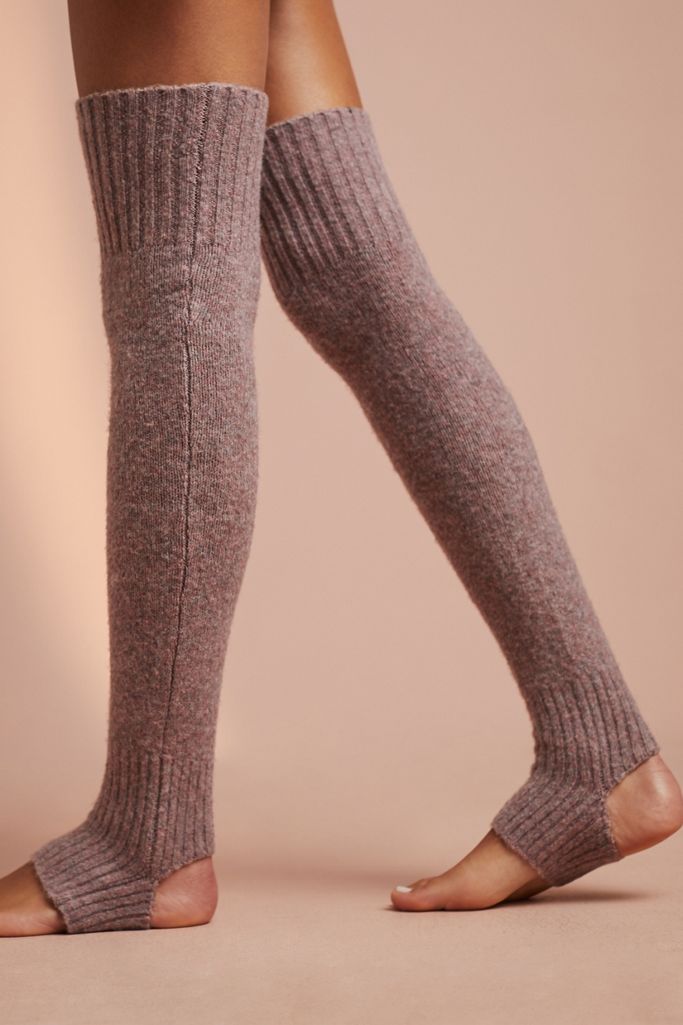 Marled Stirrup Leg Warmers Anthropologie