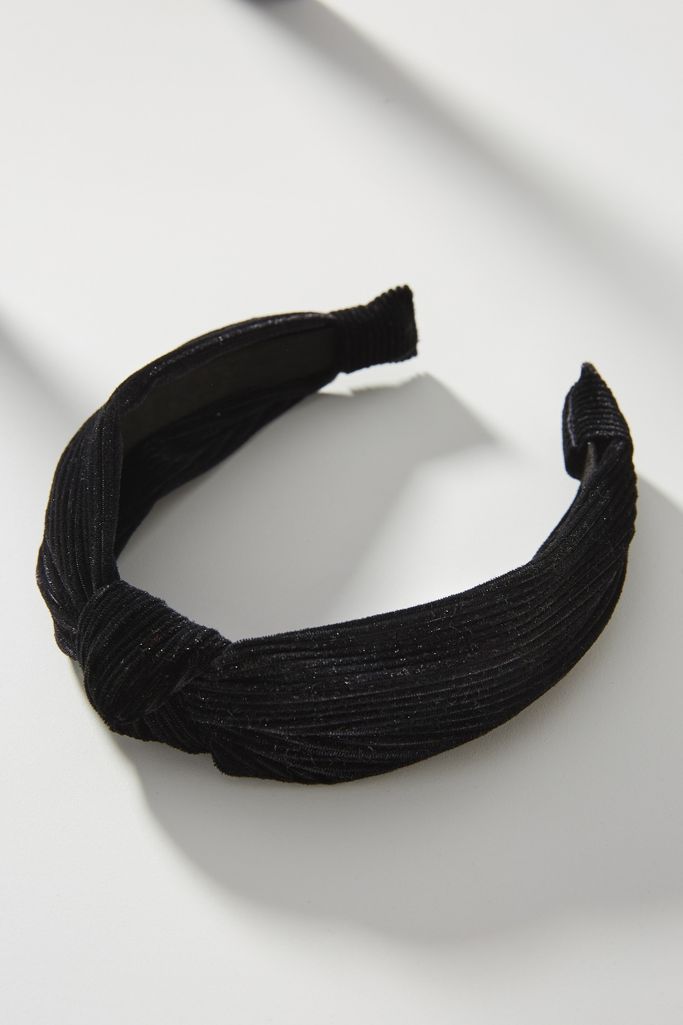Velvet Knotted Headband | Anthropologie