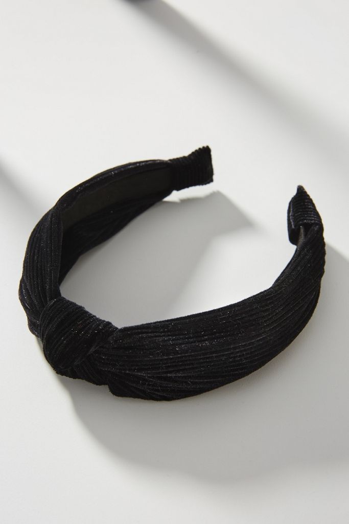 Velvet Knotted Headband Anthropologie