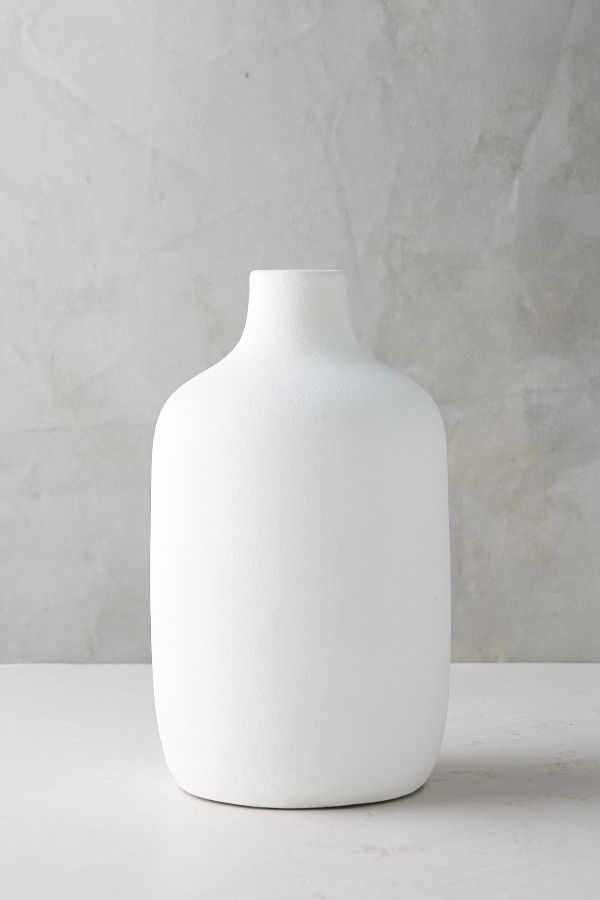 Matte Terracotta Vase, Wide Mouth | Anthropologie