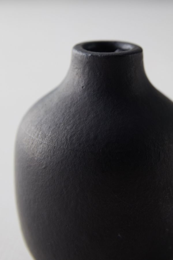 Slide View: 4: Matte Terracotta Bud Vase, Low