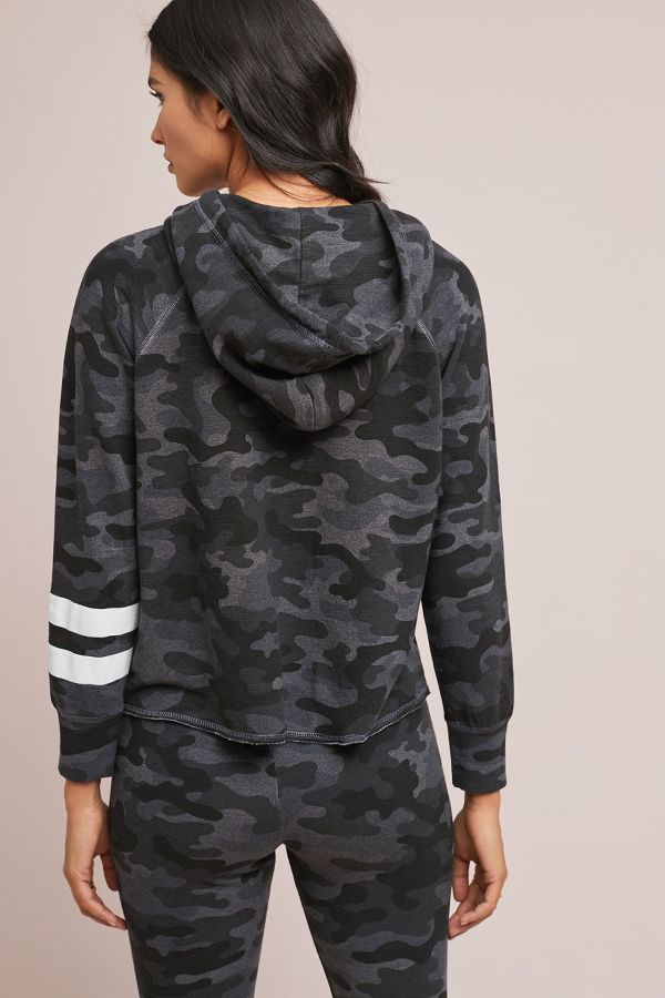 Sundry Striped Camo Hoodie | Anthropologie