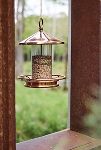 Thumbnail View 2: Short Solid Copper Bird Feeder