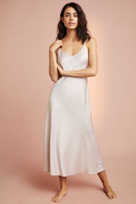 anthropologie slip dress