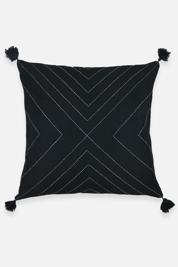 Slide View: 1: Anchal Tassel Toss Pillow