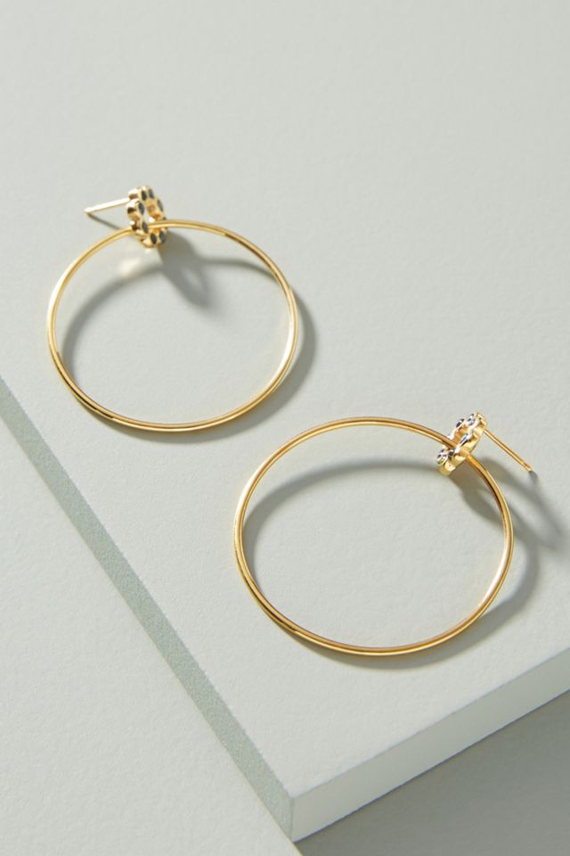 Studio Grun Tunnel Hoop Earrings Anthropologie