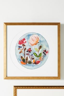 Flowers for the Sea Wall Art | Anthropologie