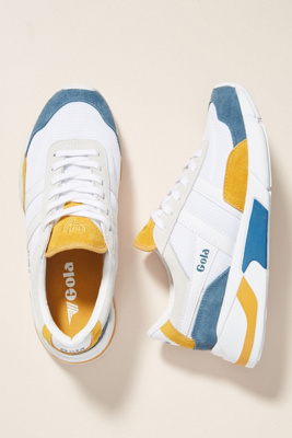 gola yellow eclipse sneakers