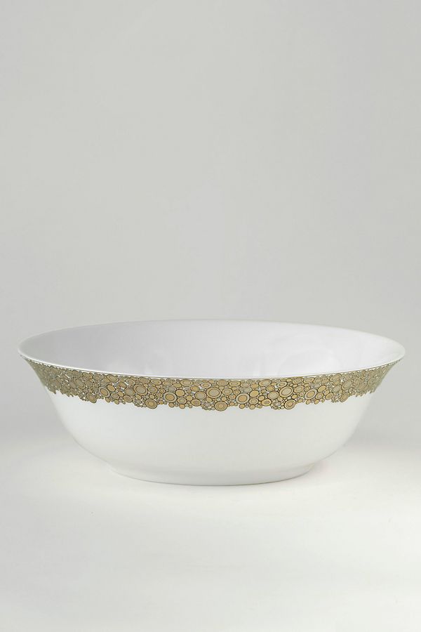 Slide View: 1: Caskata Ellington Shimmer Serving Bowl
