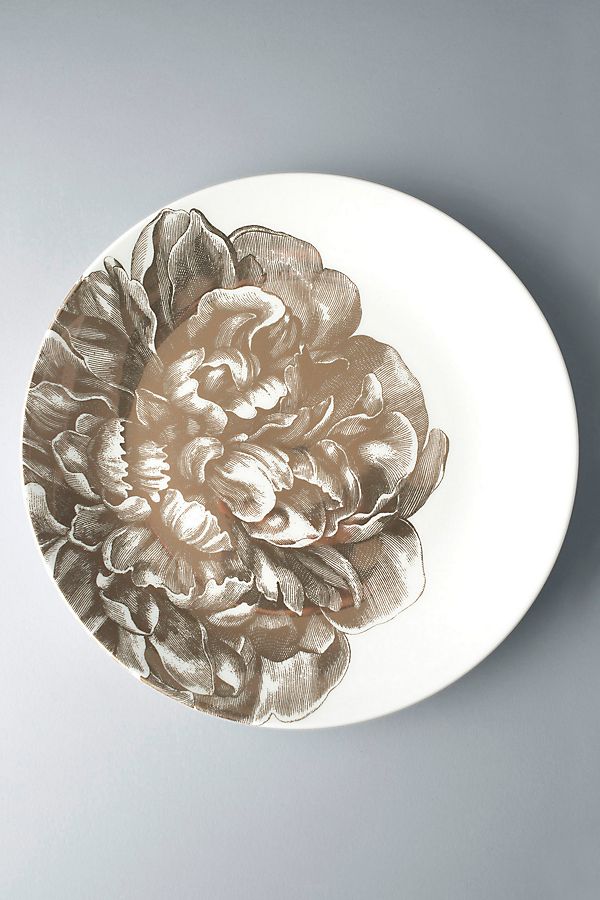 Slide View: 1: Caskata Peony Coupe Platter