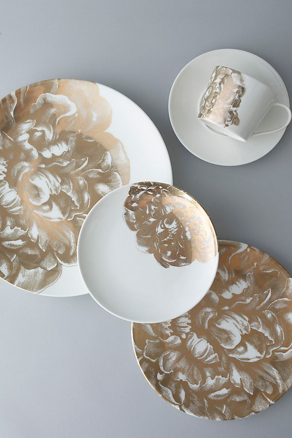 Slide View: 1: Caskata Peony Five Piece Place Setting