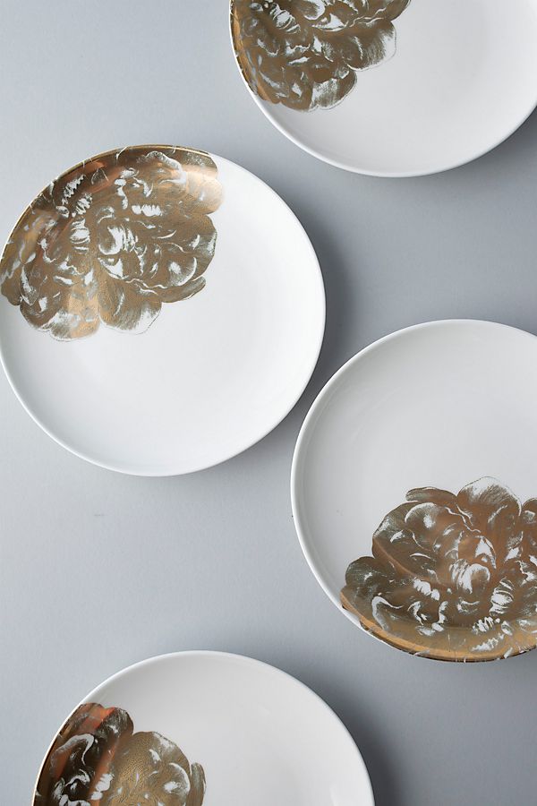 Slide View: 1: Caskata Peony Canapes, Set of 4