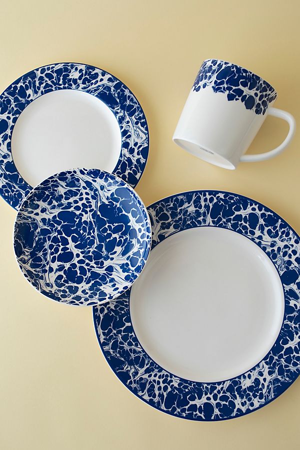 Slide View: 1: Caskata Marble Four Piece Place Setting