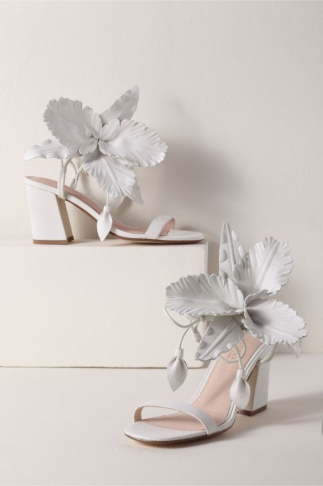 Cecelia New York Hibiscus Heels | Anthropologie