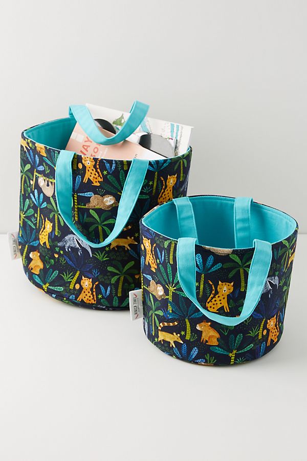 Slide View: 1: Rebecca Jones Tropical Storage Bin
