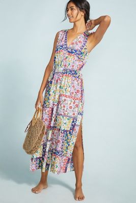 anthropologie patchwork dress