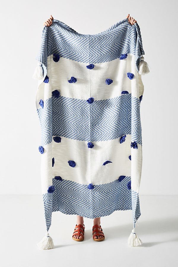 Slide View: 1: Woven Zohra Throw Blanket