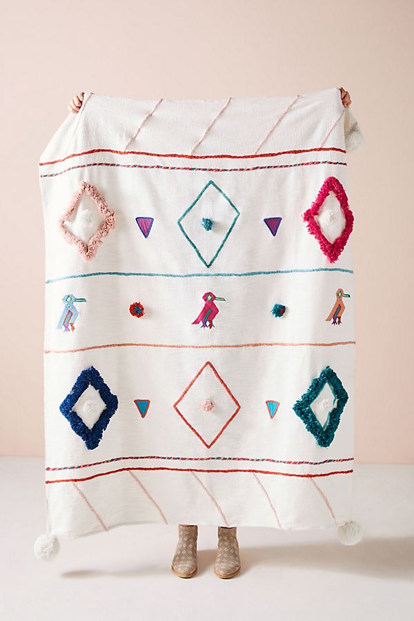 Slide View: 1: Textured Varenya Throw Blanket