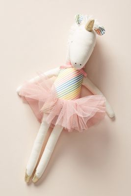 unicorn ballerina doll