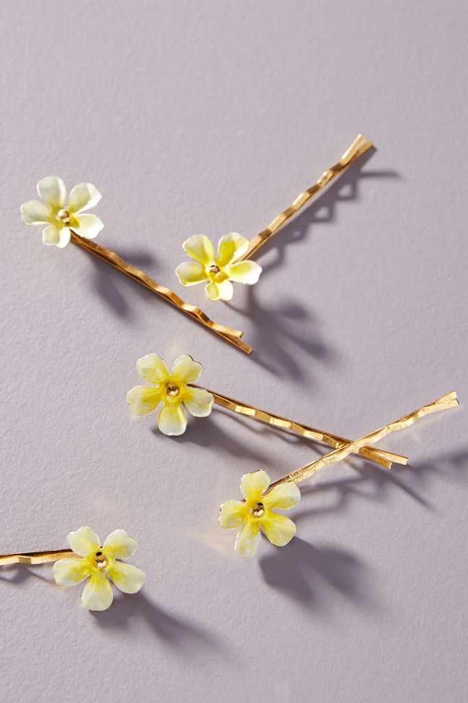 Jennifer Behr Daisy Bobby Pin Set Anthropologie 1373