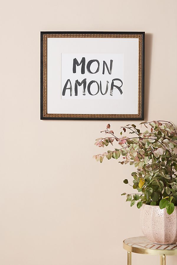 Slide View: 1: Mon Amour Wall Art