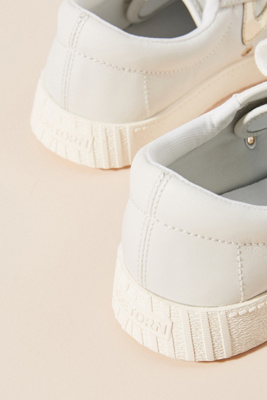 tretorn nylite silver check sneakers