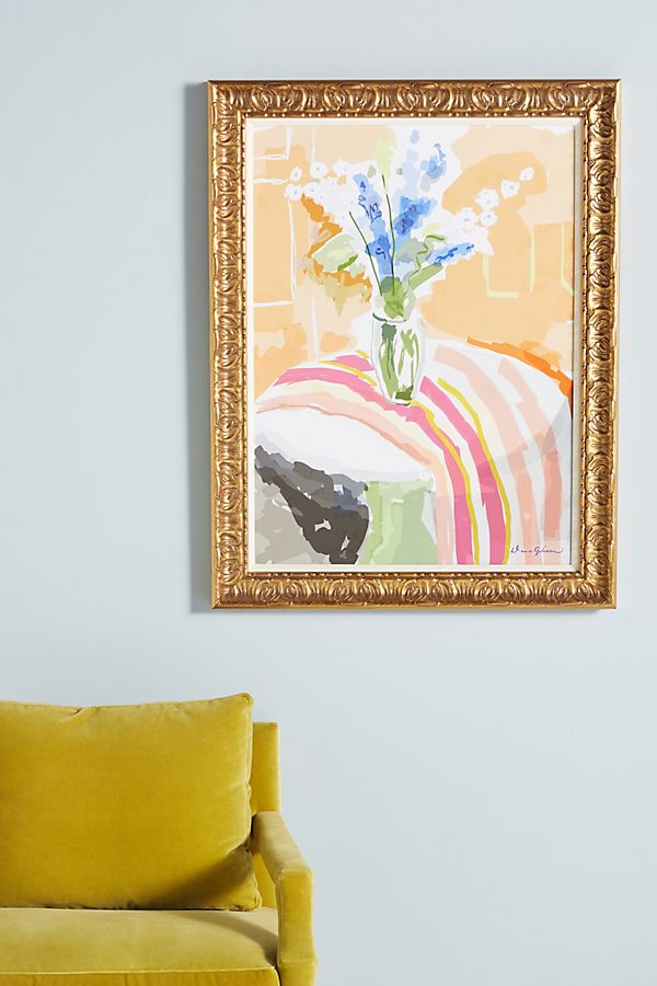 Slide View: 1: Delphiniums Wall Art