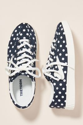 tretorn polka dot sneakers